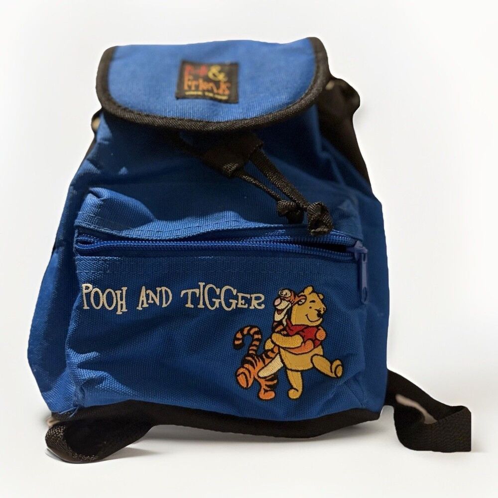 Pooh And Tigger Mini Backpack 9x8inch Pooh And Friends Disney Bag Vintage